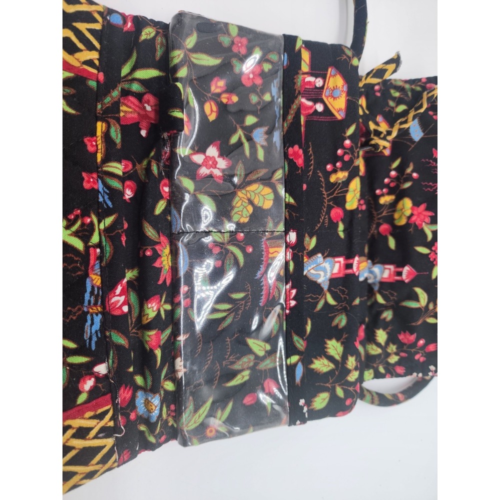 Vintage Vera Bradley Tote Purse And Crossbody Wallet Set- Ming Pattern- EUC - Picture 6 of 12